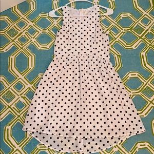 Adorable black polka dot dress